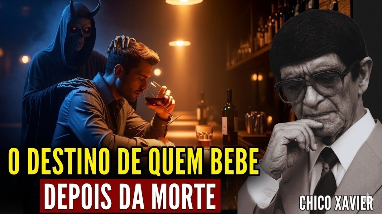 Chico Xavier e a Verdade Oculta Sobre o Álcool: A Dívida Espiritual Que Persegue a Alma Após a Morte