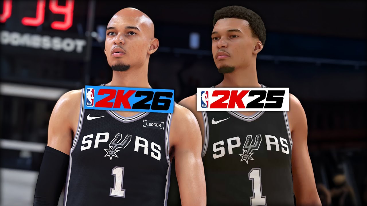 Сравнение графики NBA 2K26 РЕАЛЬНЫЕ ИЗМЕНЕНИЯ *Первый взгляд*