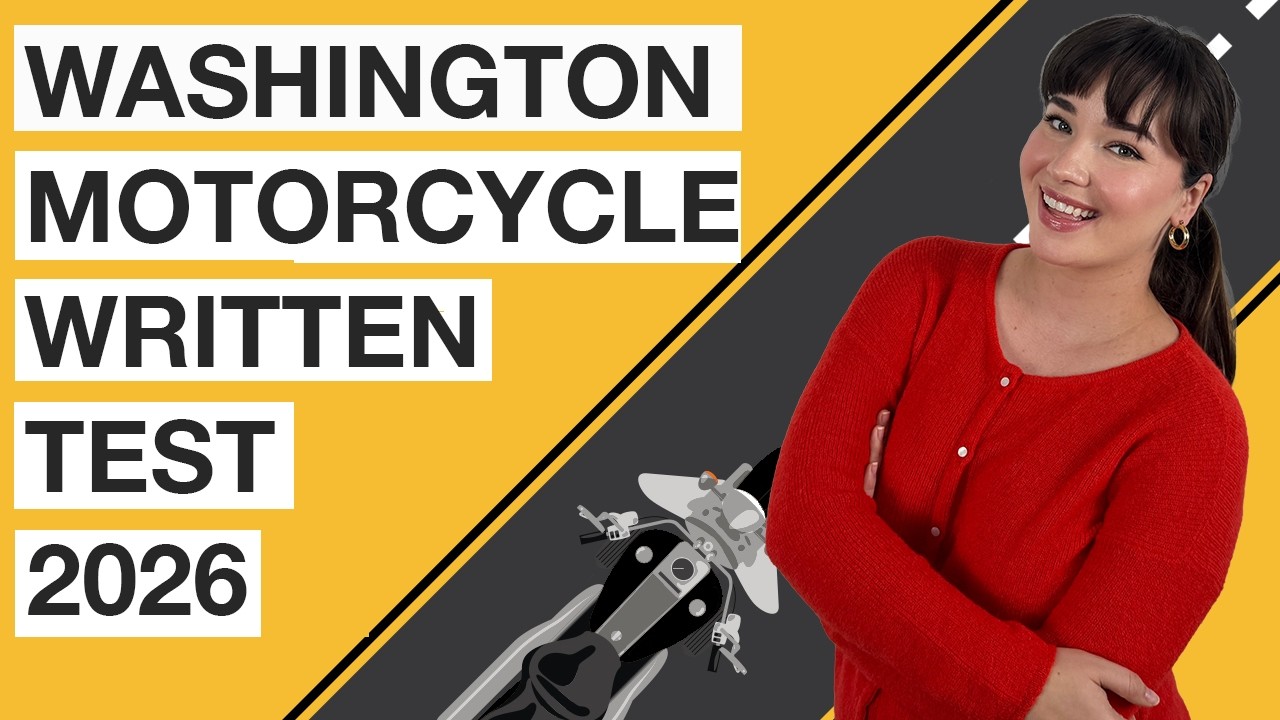 Washington Motorcycle Written Test 2026 (50 Questions with Explained Answers)