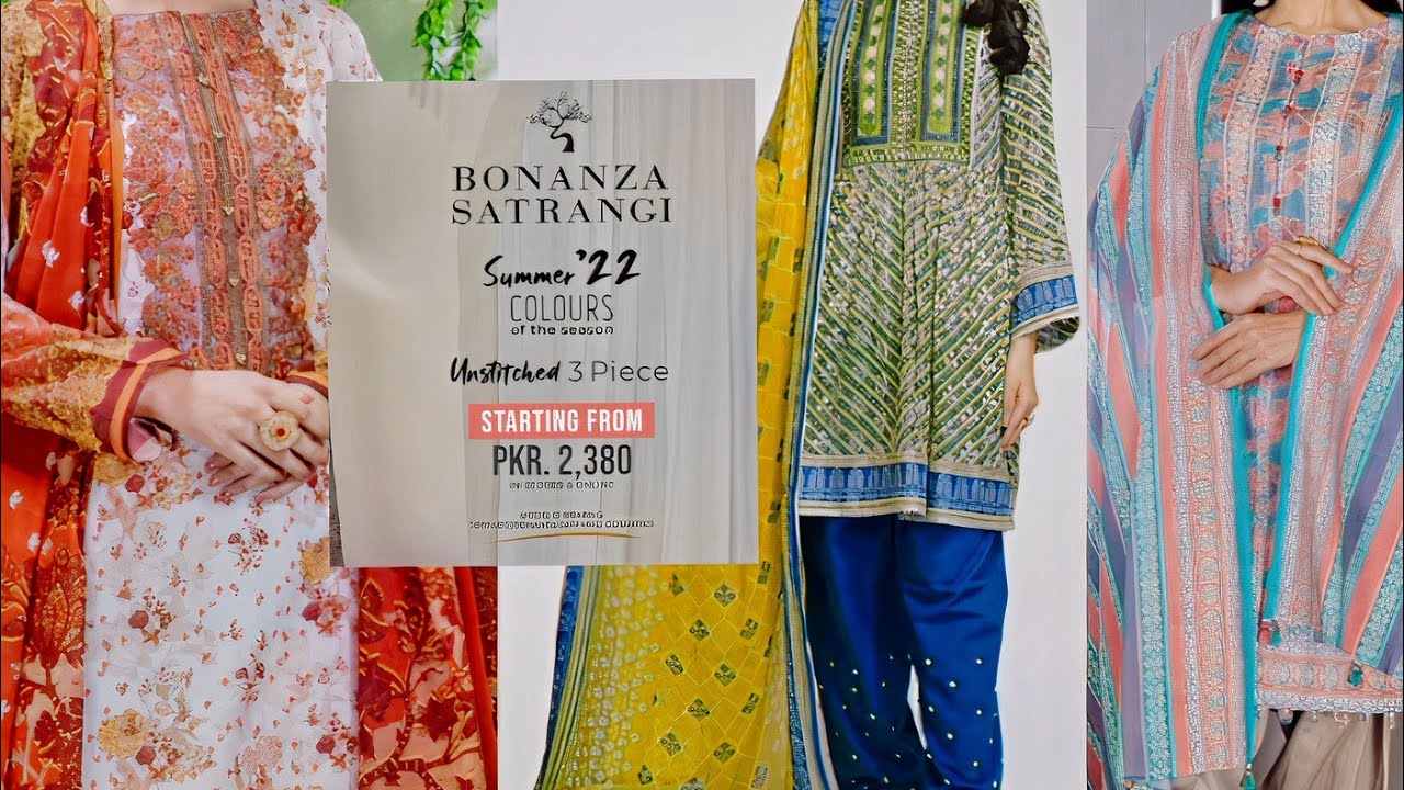 BONANZA SATRANGI Newly Launched Summer'22 Collection