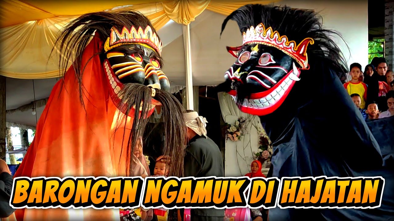 BARONGAN NGAMUK DI HAJATAN SAAT JANTURAN MENDEMAN || EBEG TURONGGO MUDHO KENCONO