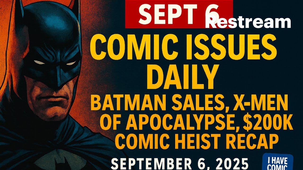 Sept 6 Comic Issues Daily: Batman Sales, X-Men of Apocalypse, $200K Comic Heist Recap