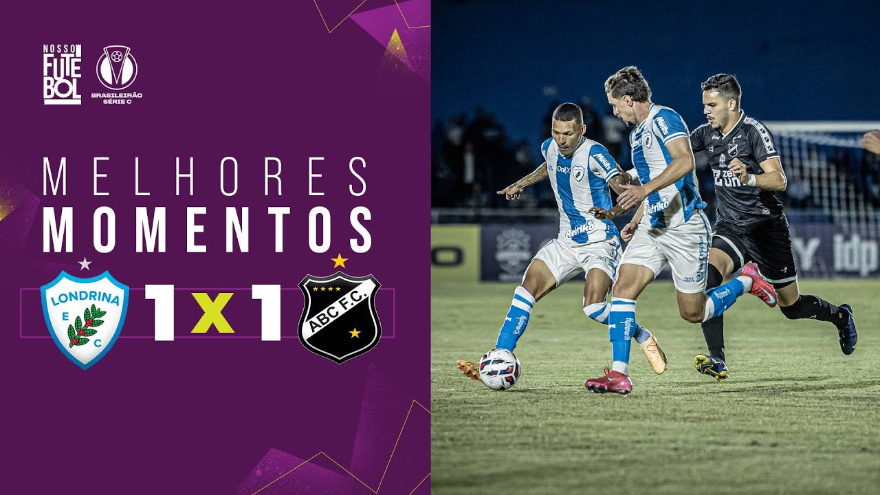 EMPATE E MUITA POLÊMICA DE ARBITRAGEM - Londrina 1 x 1 ABC - Melhores Momentos - Série C 2025