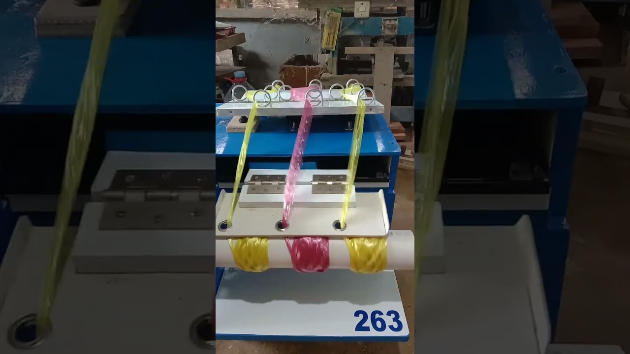 prodak ke 263 ... mesin gulung tali rafia otomatis .