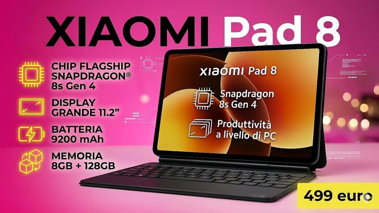 Xiaomi Pad 8 Recensione completa