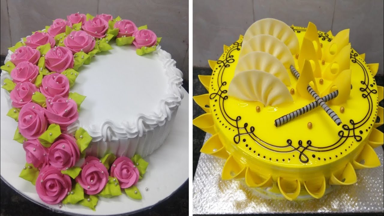 Pineapple Cake Design | Birthday Cake Decorating |Easy and simple Cake Design