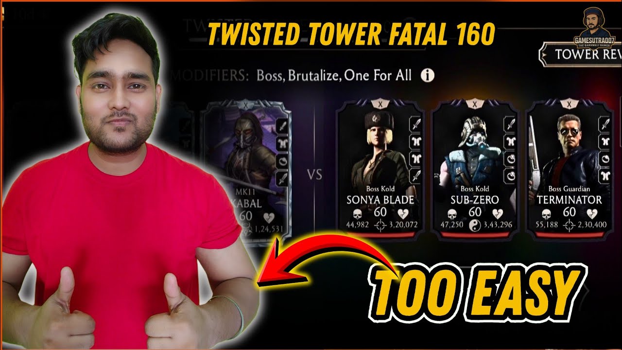 Can I Survive Fatal 160? 😳 | Twisted Tower | MK Mobile 