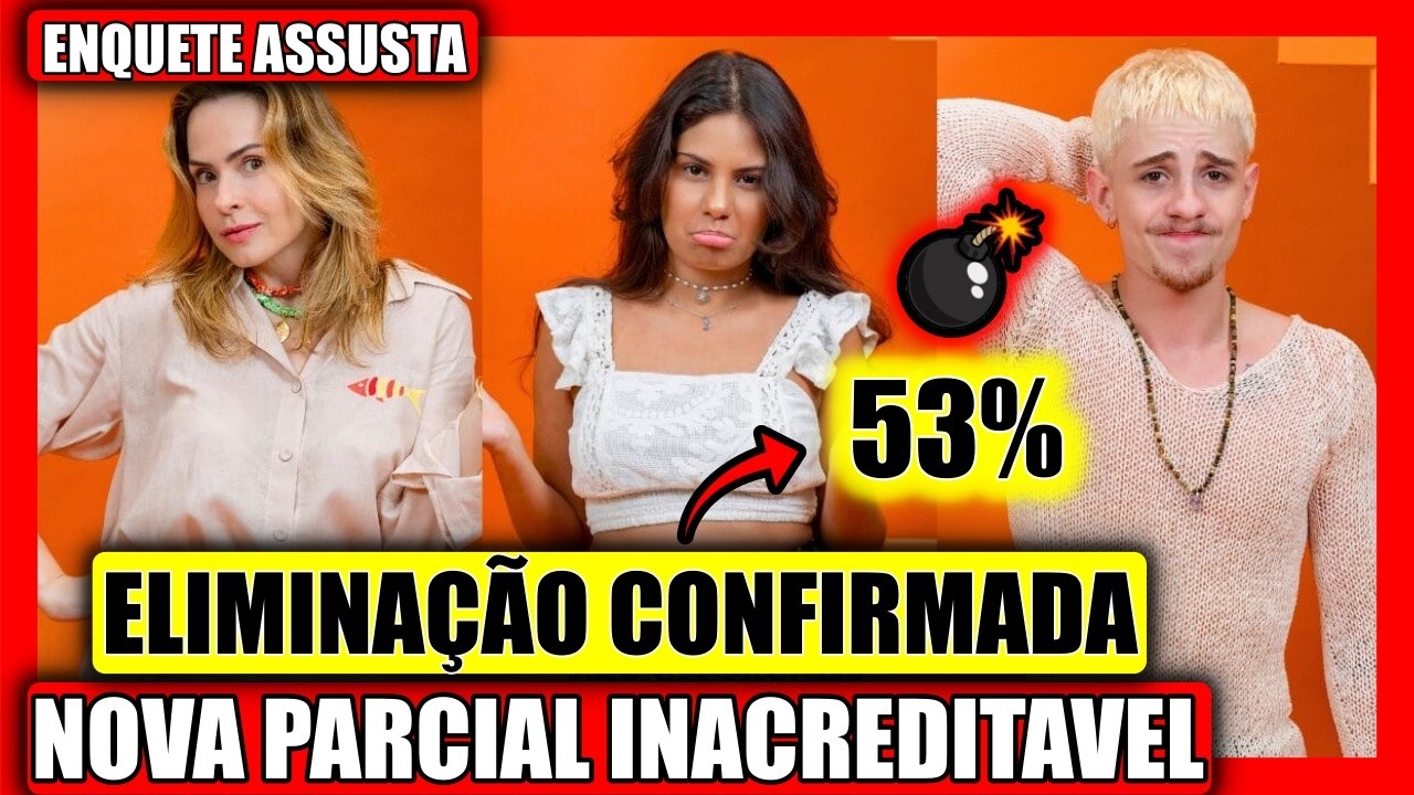 🔥 URGENTE! ENQUETE ATUALIZADA REVELA ELIMINADO DO BBB 26 NO PARED&Atilde;O DE JULIANO, ANA PAULA E GABI