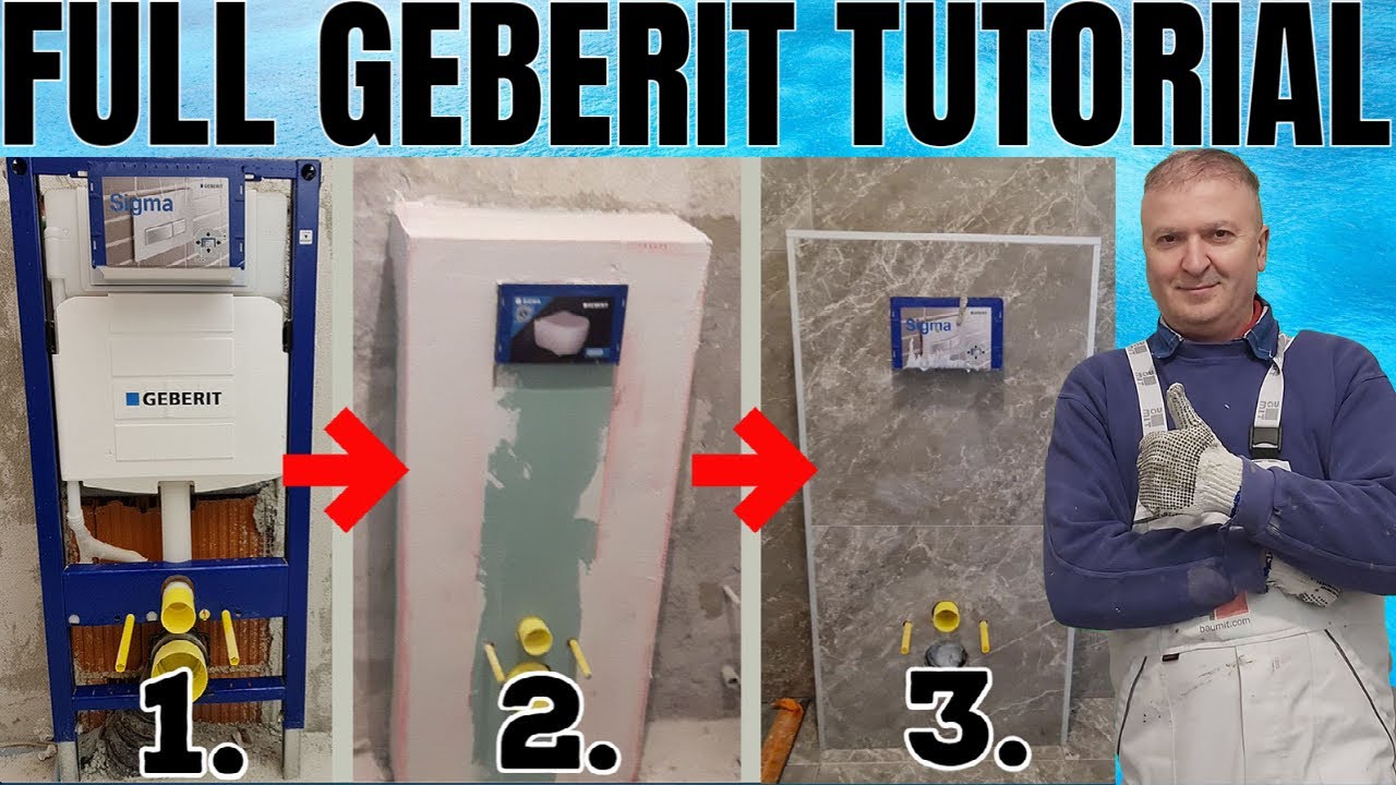 How to Put Knauf & Ceramics on Geberit Construction!