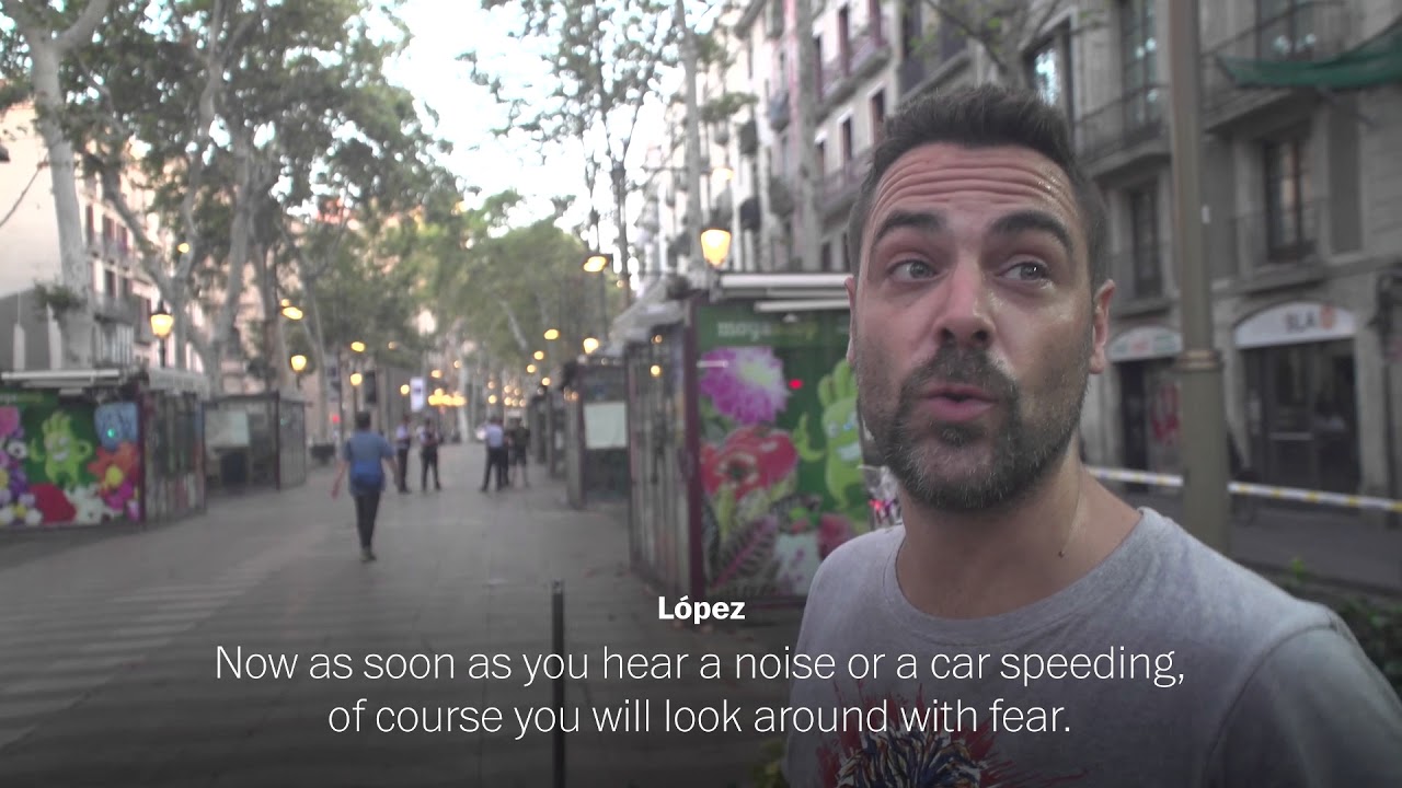 Barcelona attack witness: 'People were running for their lives'