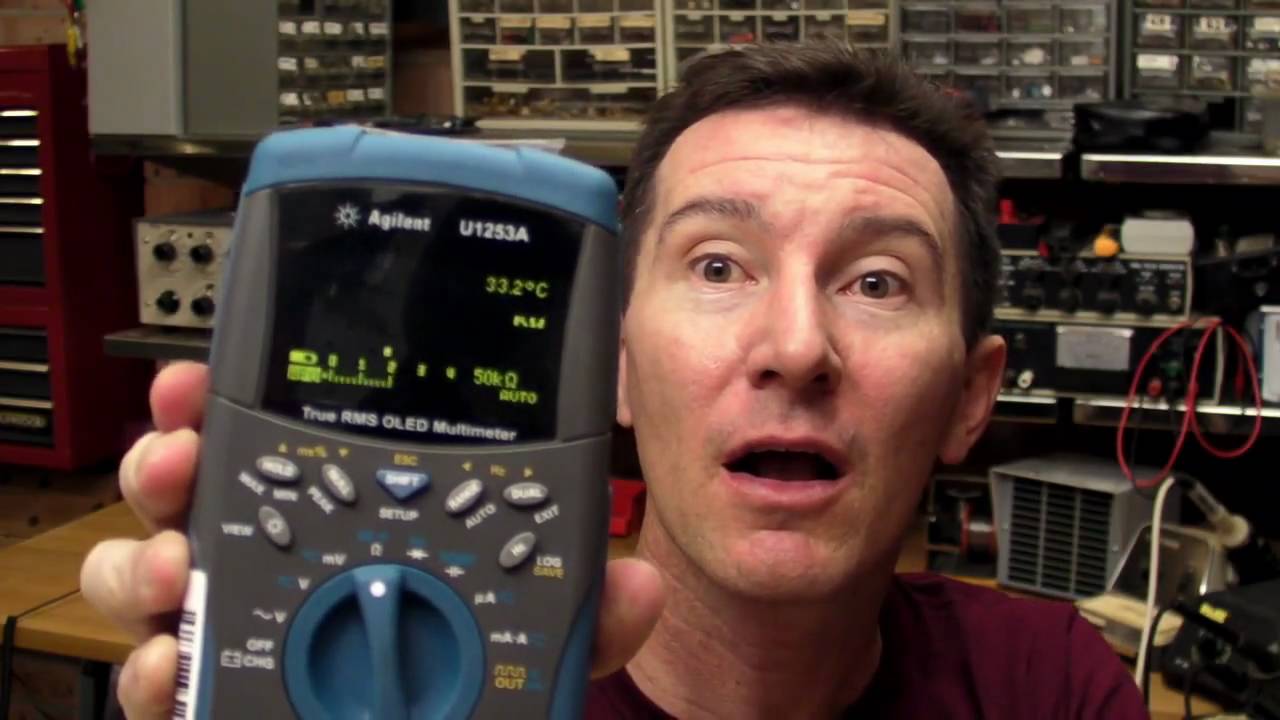 EEVblog #56 - Agilent U1253A OLED Multimeter Review & Teardown