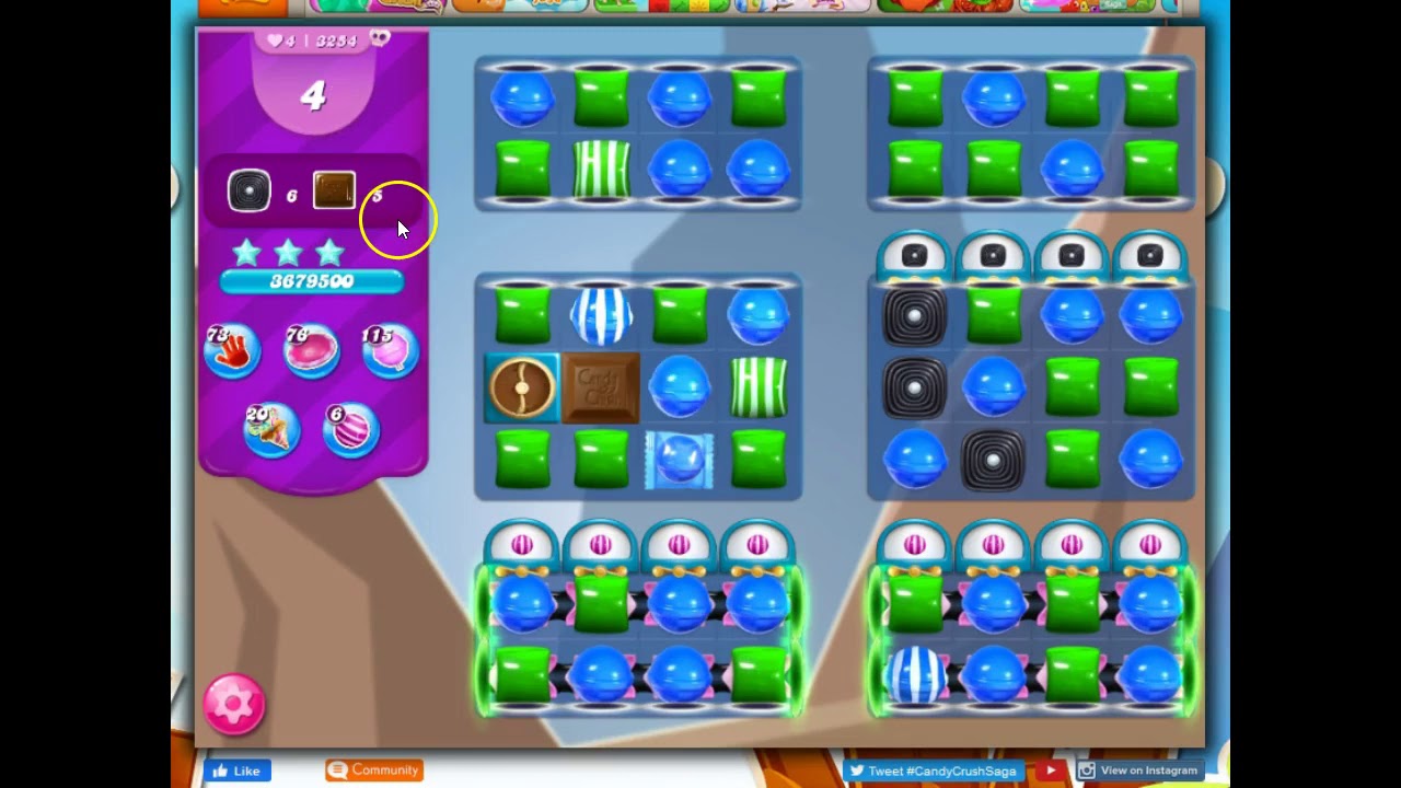 Candy Crush Level 3254 Talkthrough, 25 Moves 0 Boosters