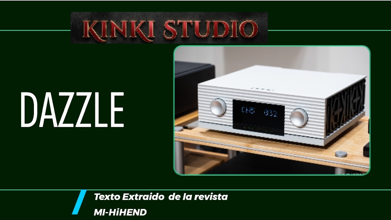 Kinki Studio Dazzle: Potencia Dual-Mono con Elegancia y Control Absoluto