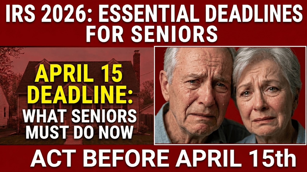 Important IRS 2026 Deadlines: What Seniors Need to Know to Protect Their Property