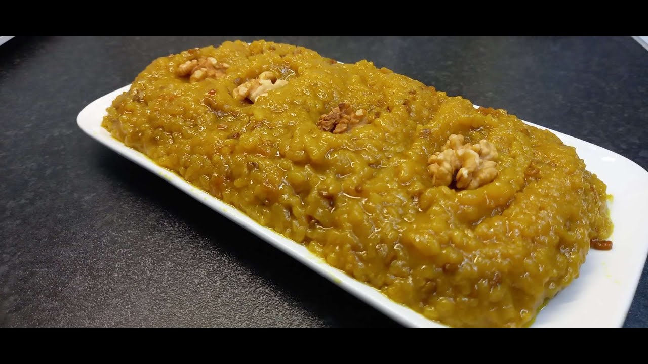 SHOLE HOLBA (AFGHAN TRADITIONAL SWEET PUDDING)شله حلبه .شله شیرین