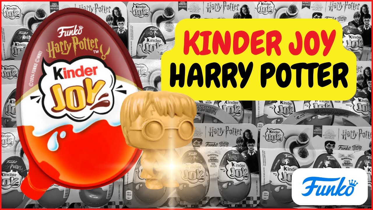 Abrindo 30 KINDER JOYs FUNKO do Novo HARRY POTTER Quidditch!