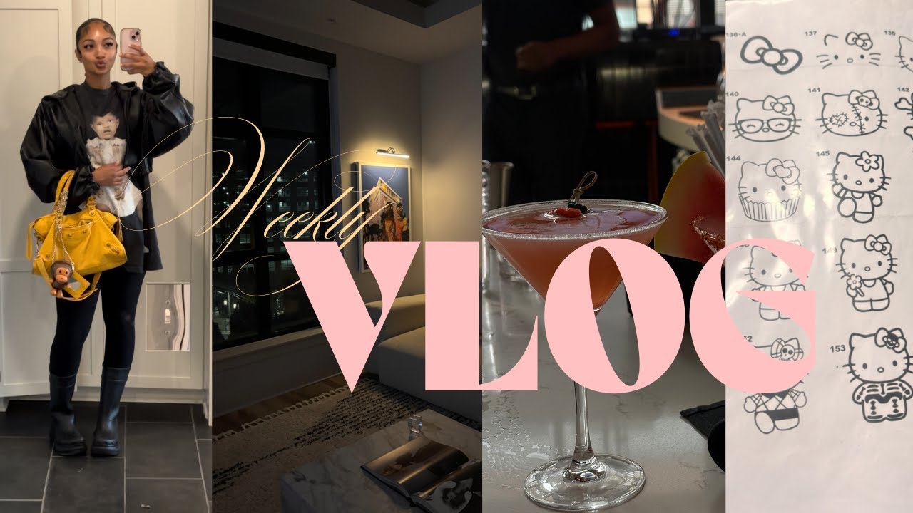 VLOG: HOME DECOR+ CLOTHING PICK UPS+ LETS GET PIERCINGS+ FRIEND DATES+SKIN PROBS + HOTWORX +MORE