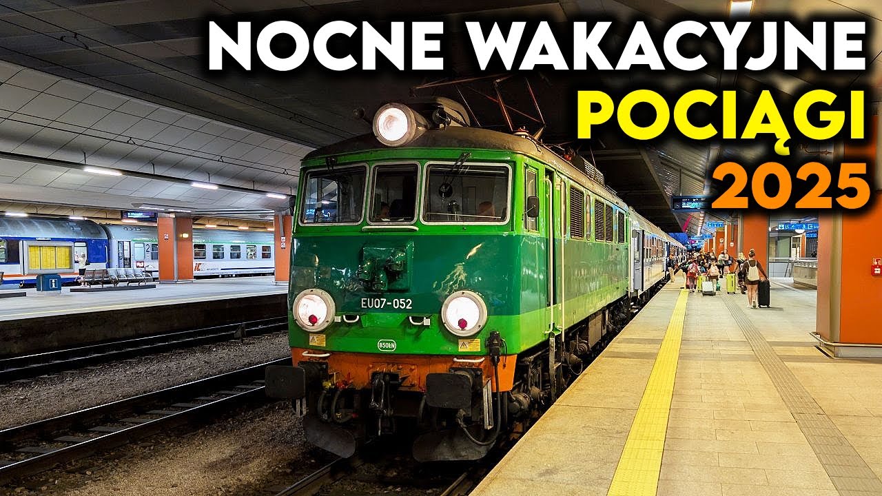 TLK Korsarz, TLK Bursztyn, TLK Wolin, IC Ustronie - Nocne Pociągi Wakacyjne 2025 - Kraków Główny
