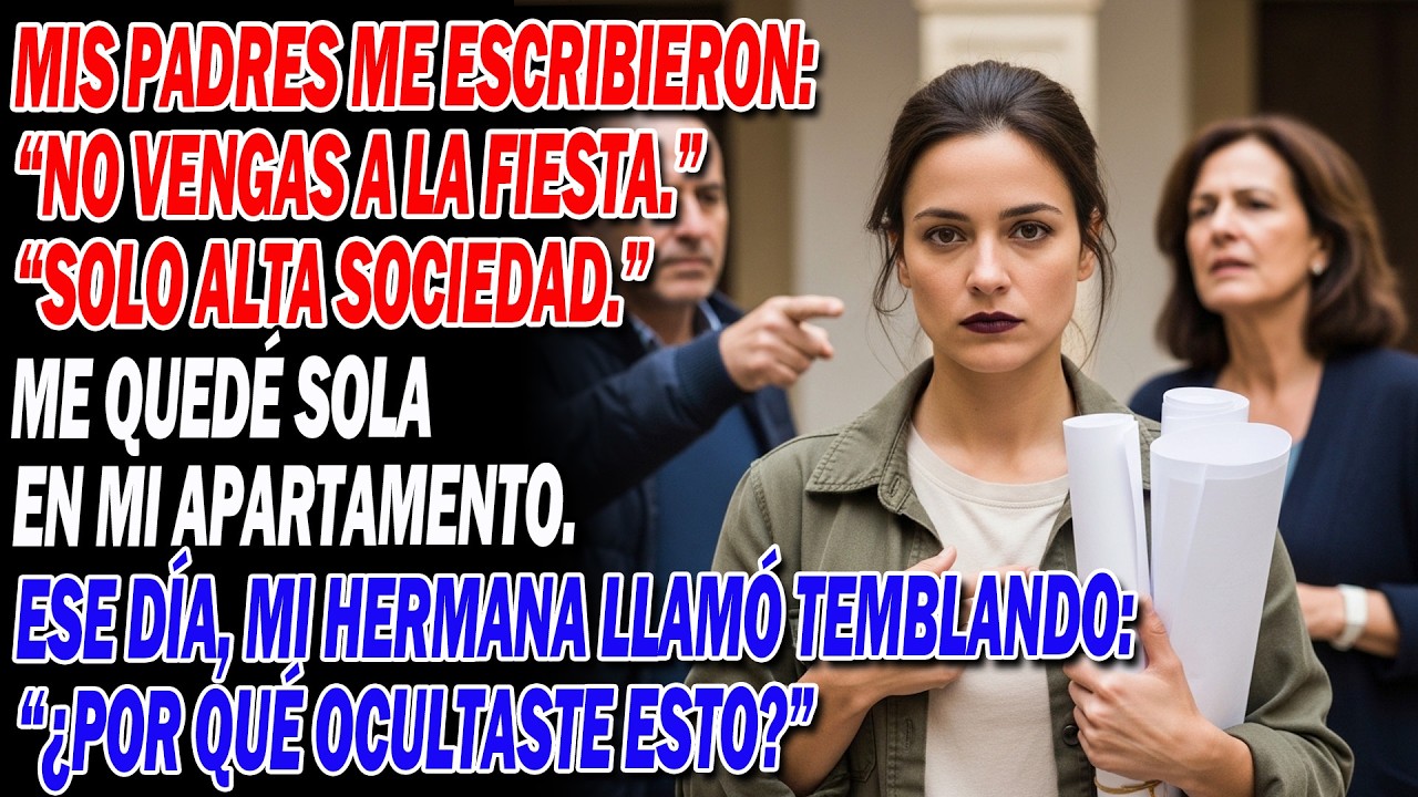 😈📱 Mis padres me escribieron: “No vengas solo élites” — y pronto los invitados preguntaban por mí