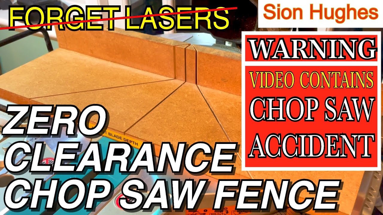 Chop saw jig - No tear out