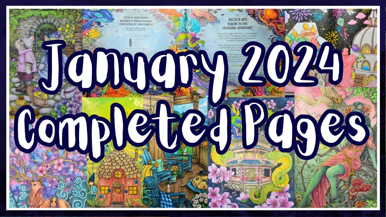 January Completed Pages