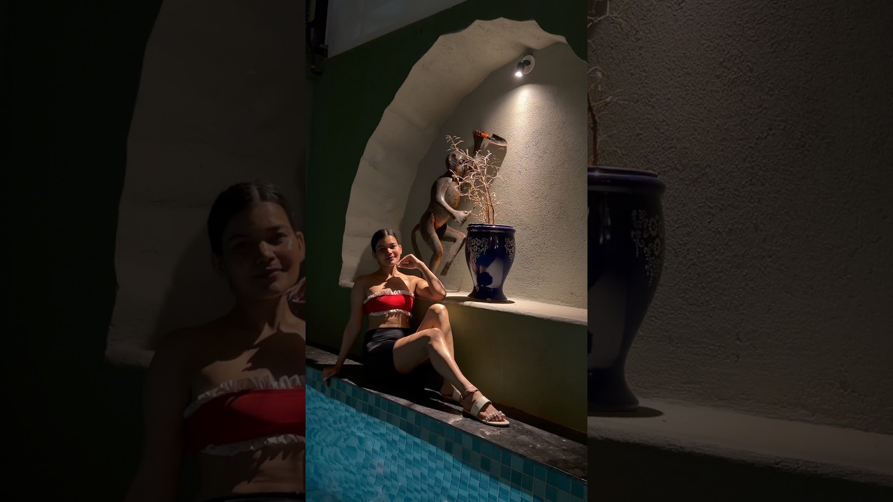 Goa Diaries Day 1 🌴Pool, Beach & Maggie Nights! 😍 #shorts #ytshorts | Mishti Pandey