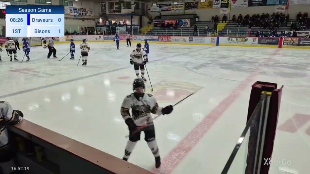 Season Game 20 Bisons Vs Draveurs M13AA