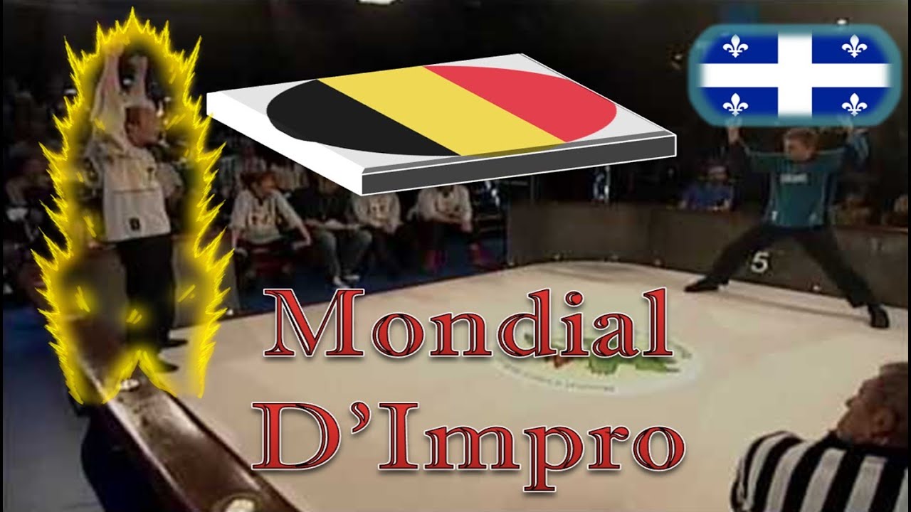 La Belgique affronte le Québec lors du mondial d'Impro 2007