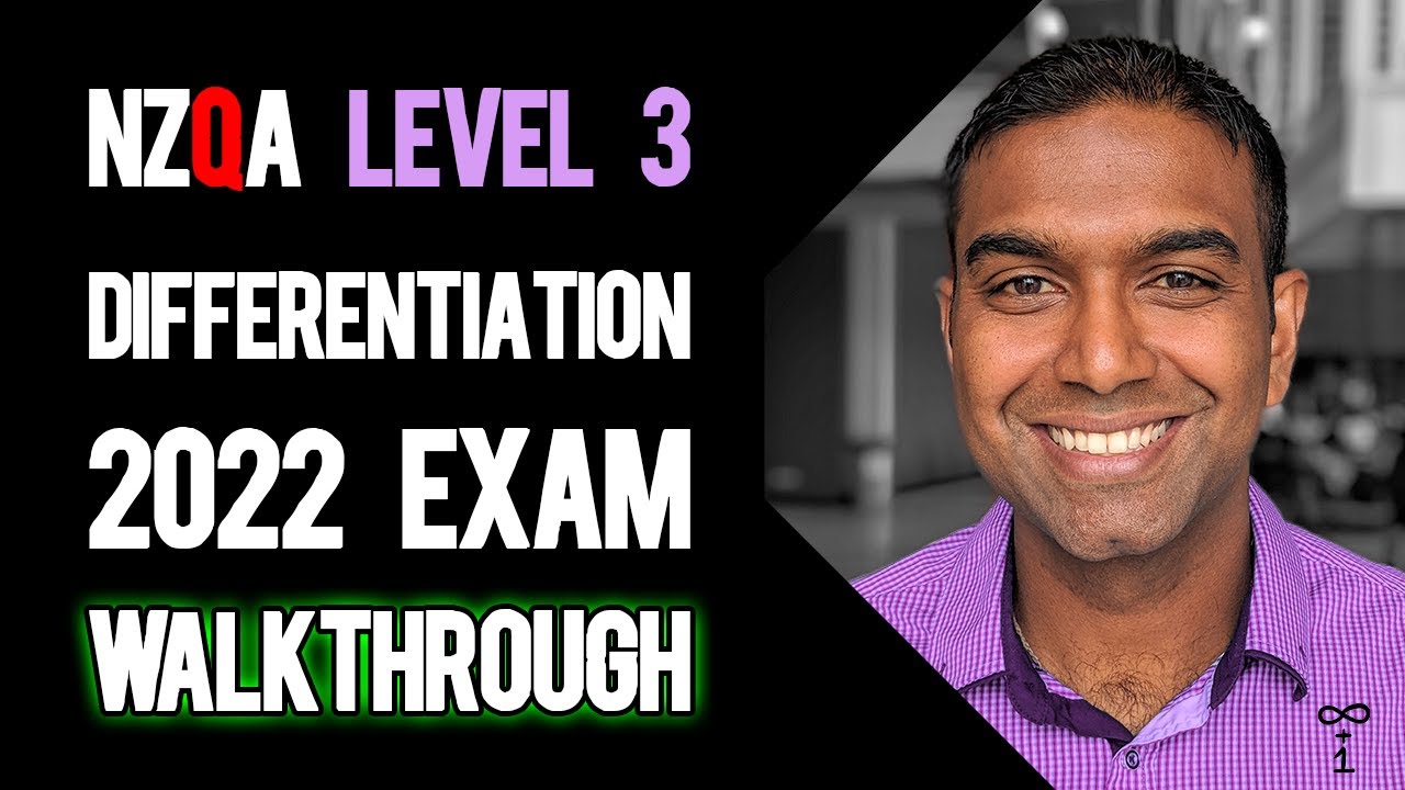 NCEA Level 3 Calculus Differentiation 2022 NZQA Exam - Worked Answers