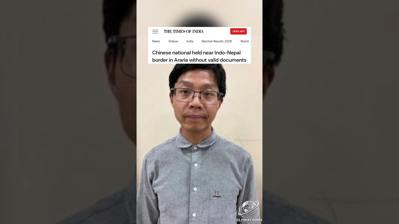 Chinese Man Caught Entering India Illegally at Border!#short#DefenceNews#BorderSecurity