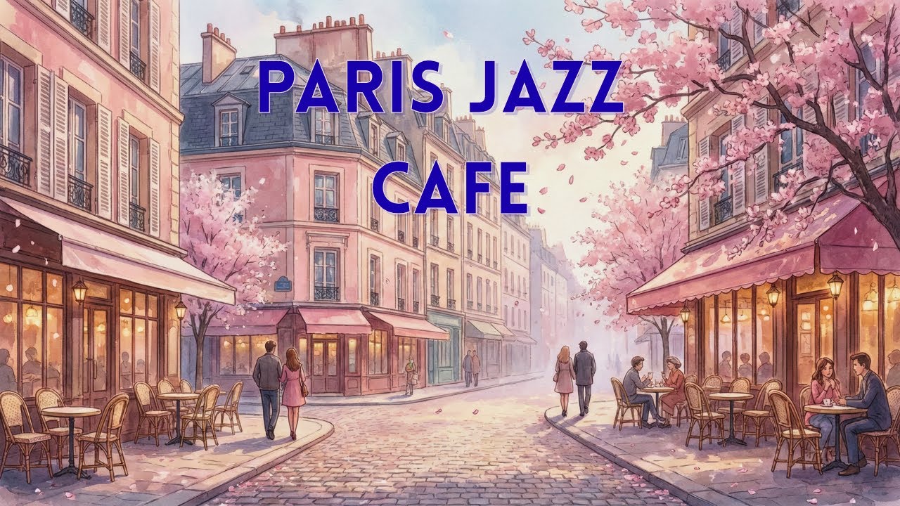 Paris Coffee Hour 🗼 Gentle French Jazz Instrumentals — Romantic Day Mix | Wave Soul Jazz Radio