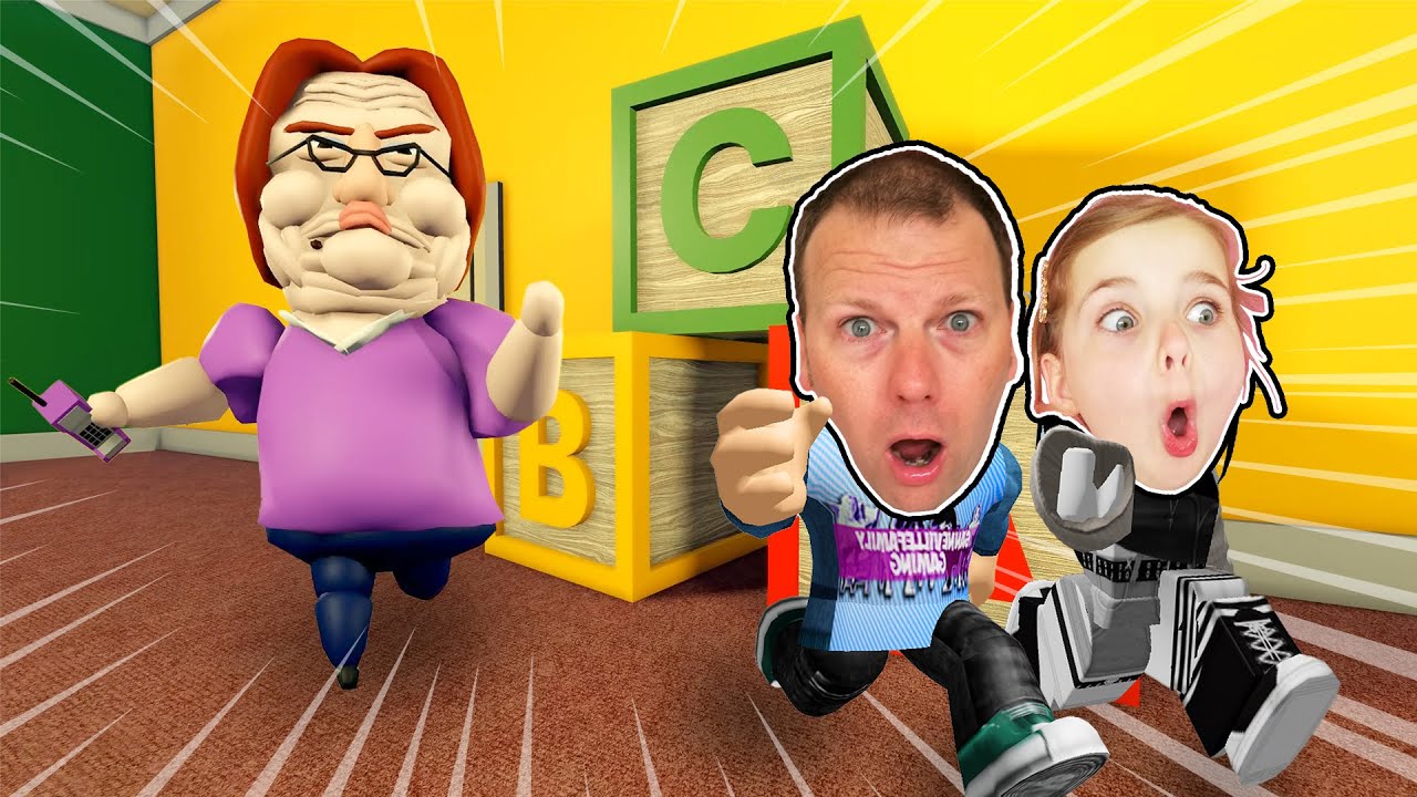 VI FLYGTEDE FRA DAGPLEJEN! Dansk ROBLOX Betty's Nursery Escape