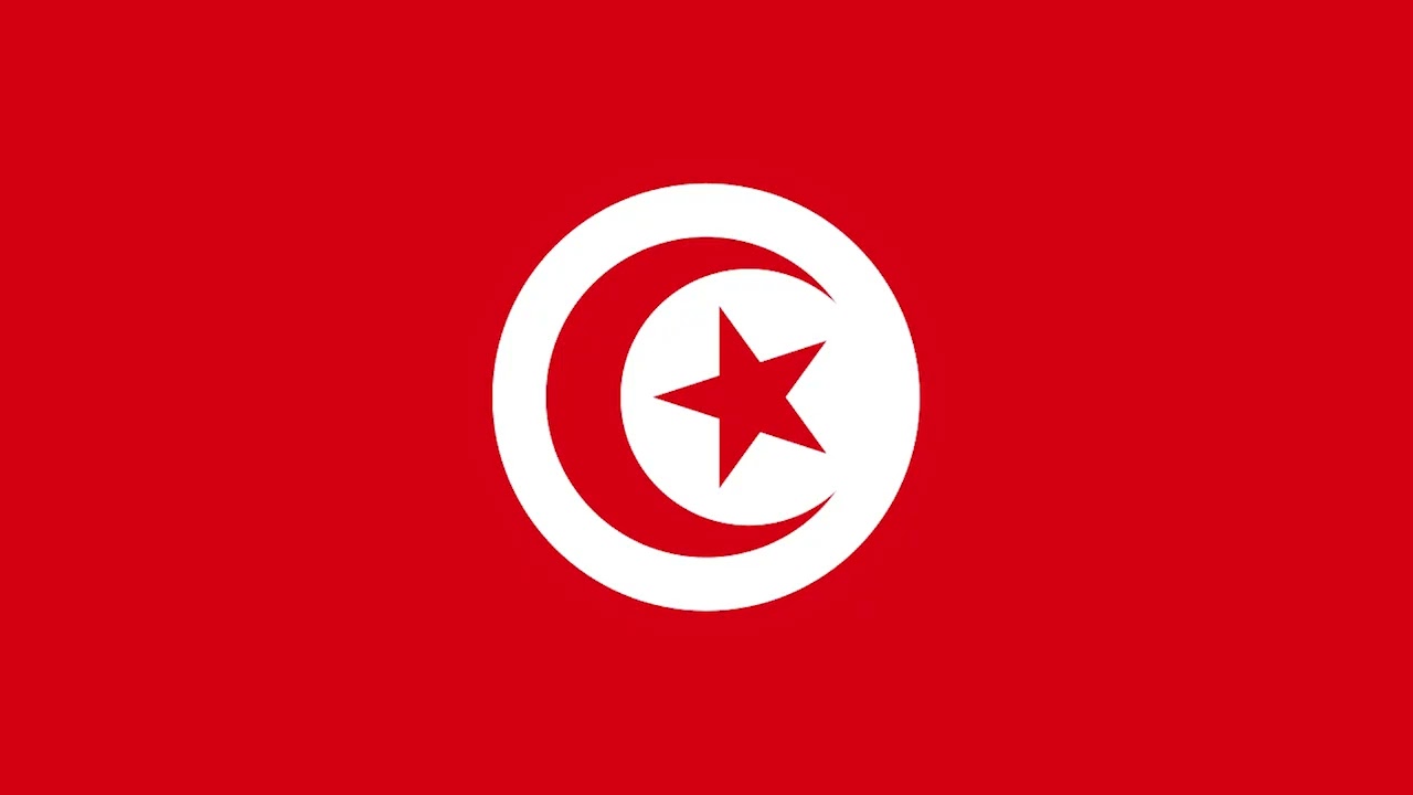 12 hours: Flag of Tunisia. علم تونس.