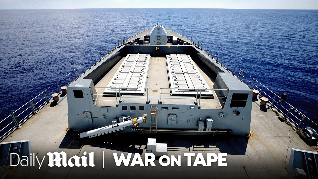This £1bn warship can shoot down anything that flies | War On Tape | Daily Mail