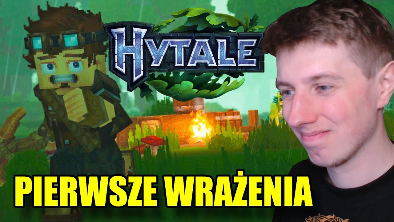 WIELKI FAN MINECRAFTA PIERWSZY RAZ GRA W HYTALE