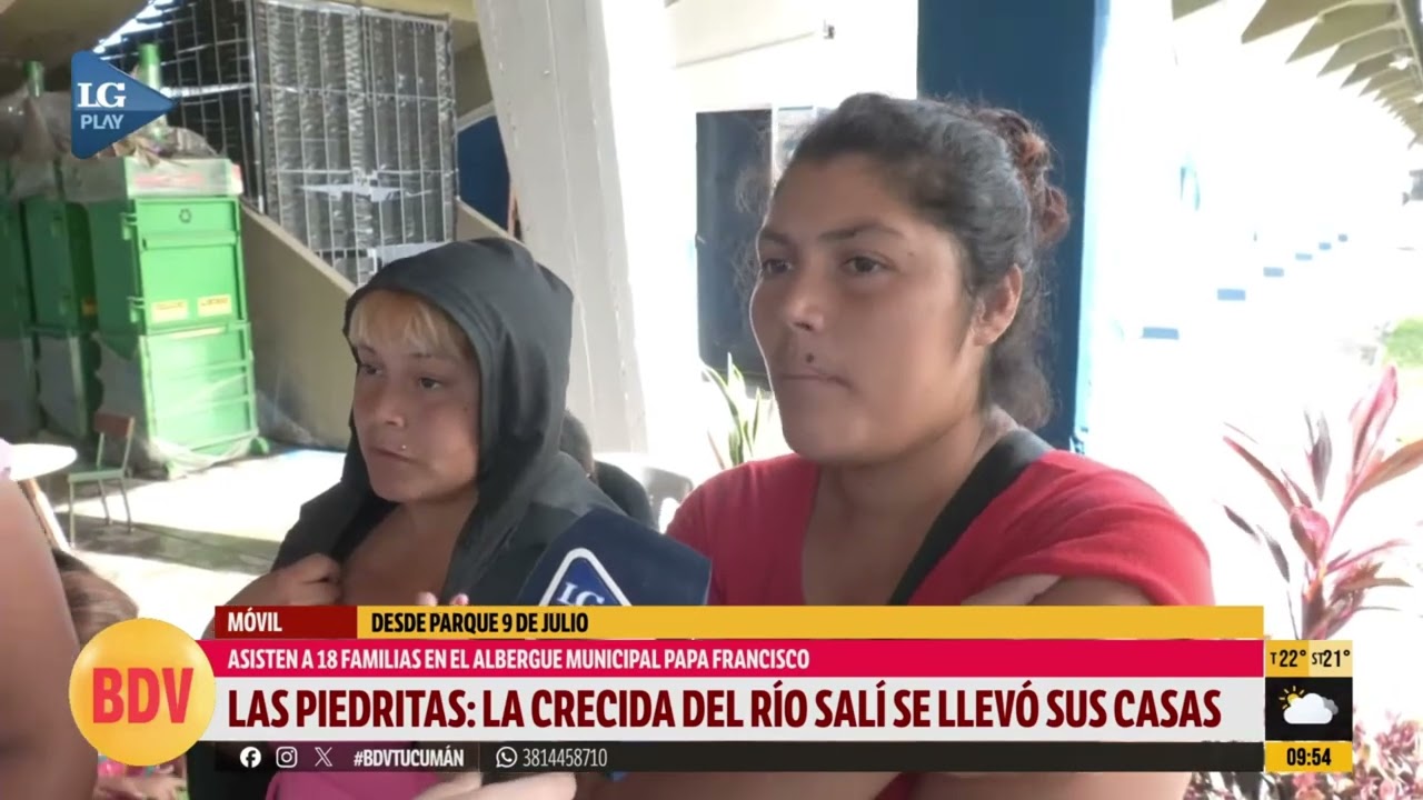 El río Salí destruyó cuatro casas en el barrio Las Piedritas