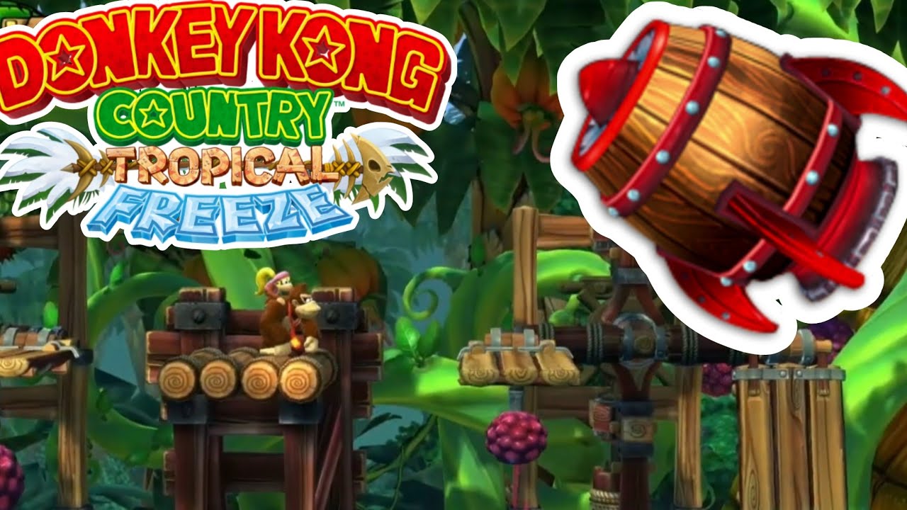 Donkey Kong Country Tropicale Freeze #12 Fauna Fantasia Zuckerfass Melone zum Quadrat 100%