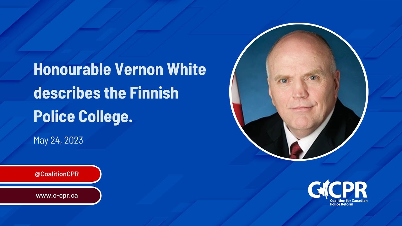 The Honourable Vernon White describes the Finnish Police College.