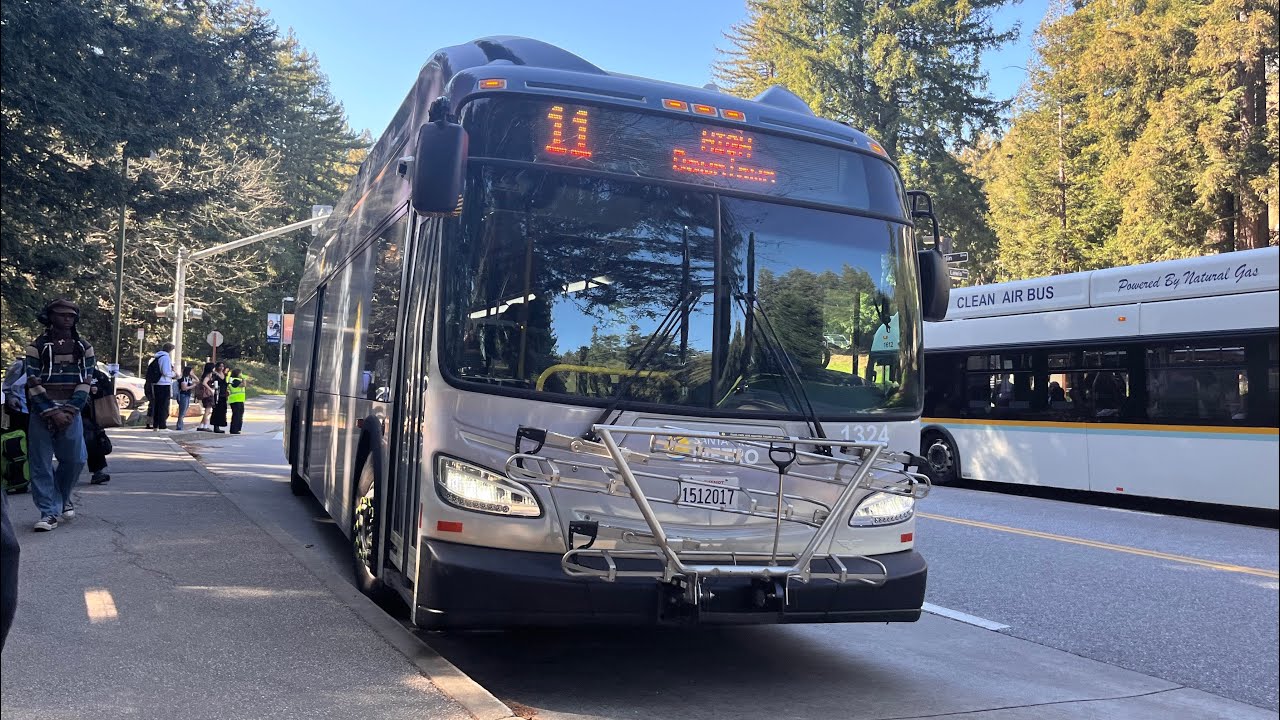 ⁴ᴷ⁶⁰ NEW BUS | Santa Cruz Metro 2025 New Flyer XHE40 #1324 on Route 11 High