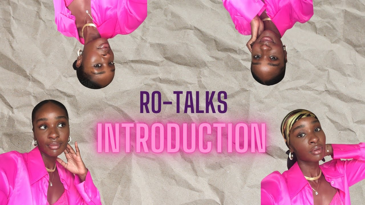 NEW YOUTUBER IN TOWN- Channel introduction - RoTalks