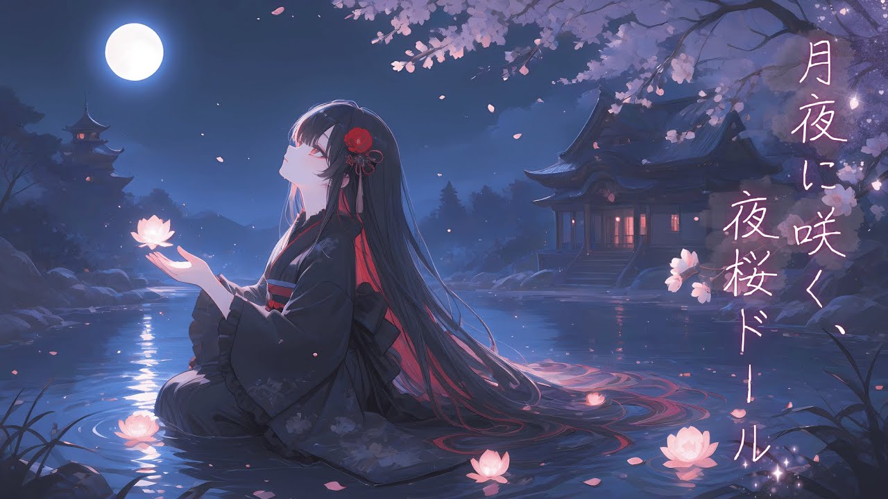 【作業用BGM】月夜に咲く、夜桜ドール ― 静かに奏でる和風ゴシック・クラシック音楽