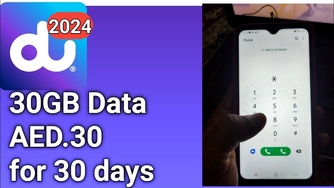 How to subscribe Du 30GB data package  AED.30 Du for 30 days new data package 2024