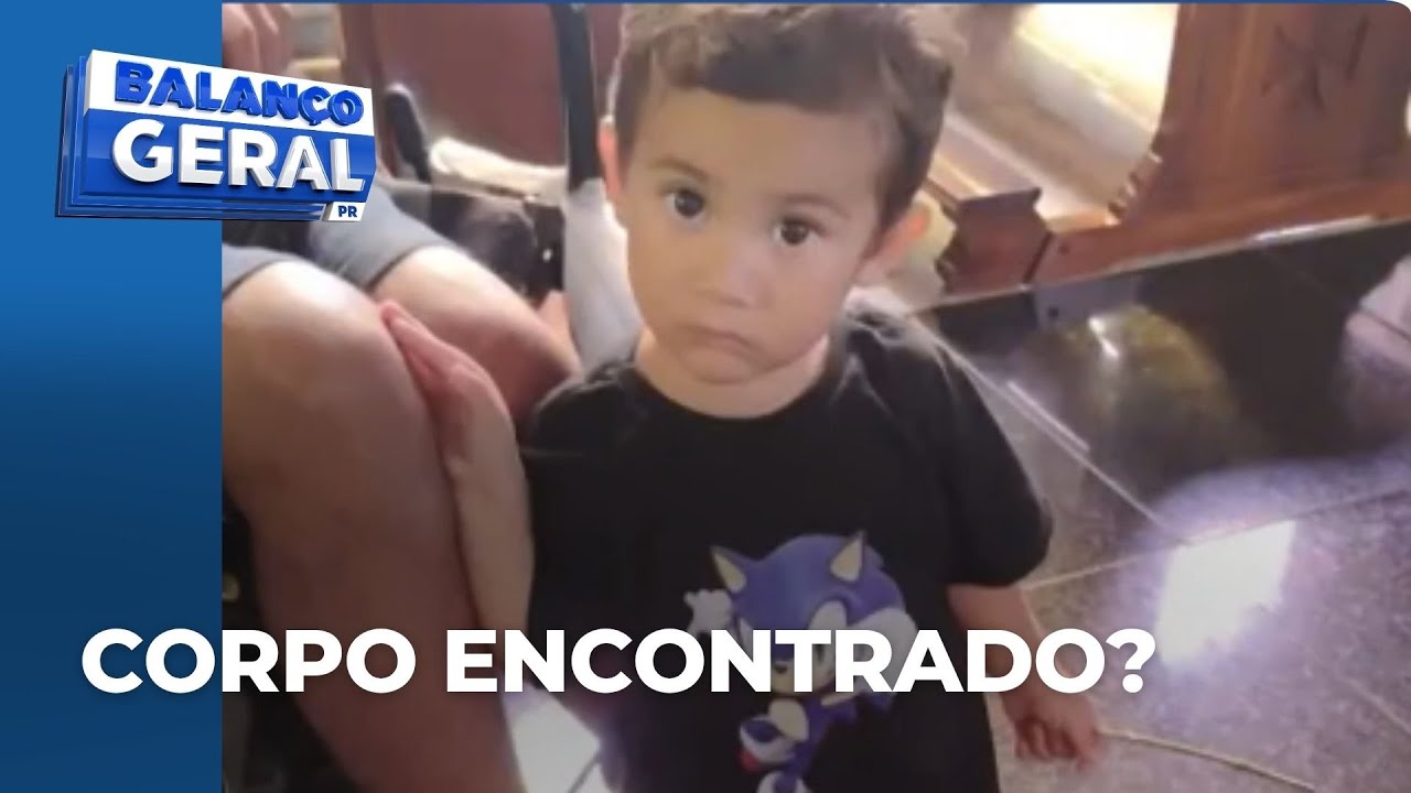 Corpo de Bombeiros encontra corpo de criança em rio que pode ser do Arthur de 2 anos que desapareceu