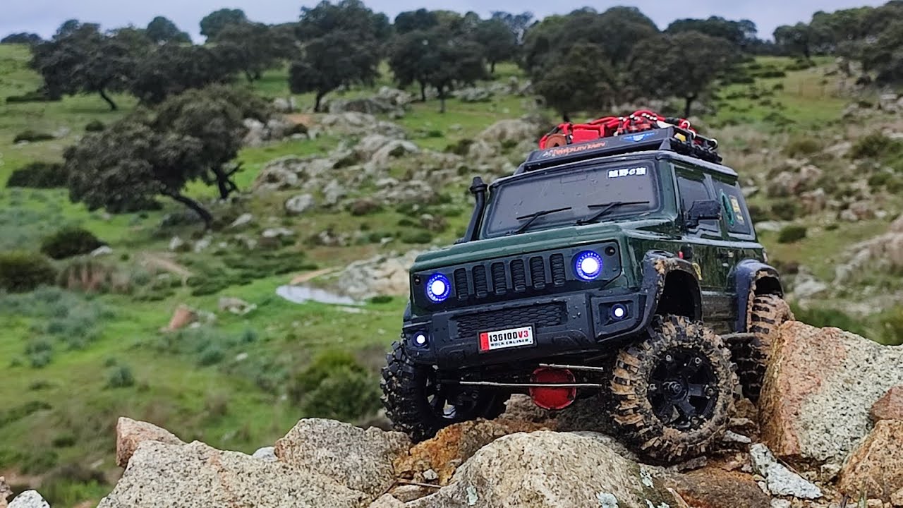 Rgt crawler test/First run new tires/Suzuki Jimny #crawlerrcsevilla #offroad #rccar #rockcruiser #rc