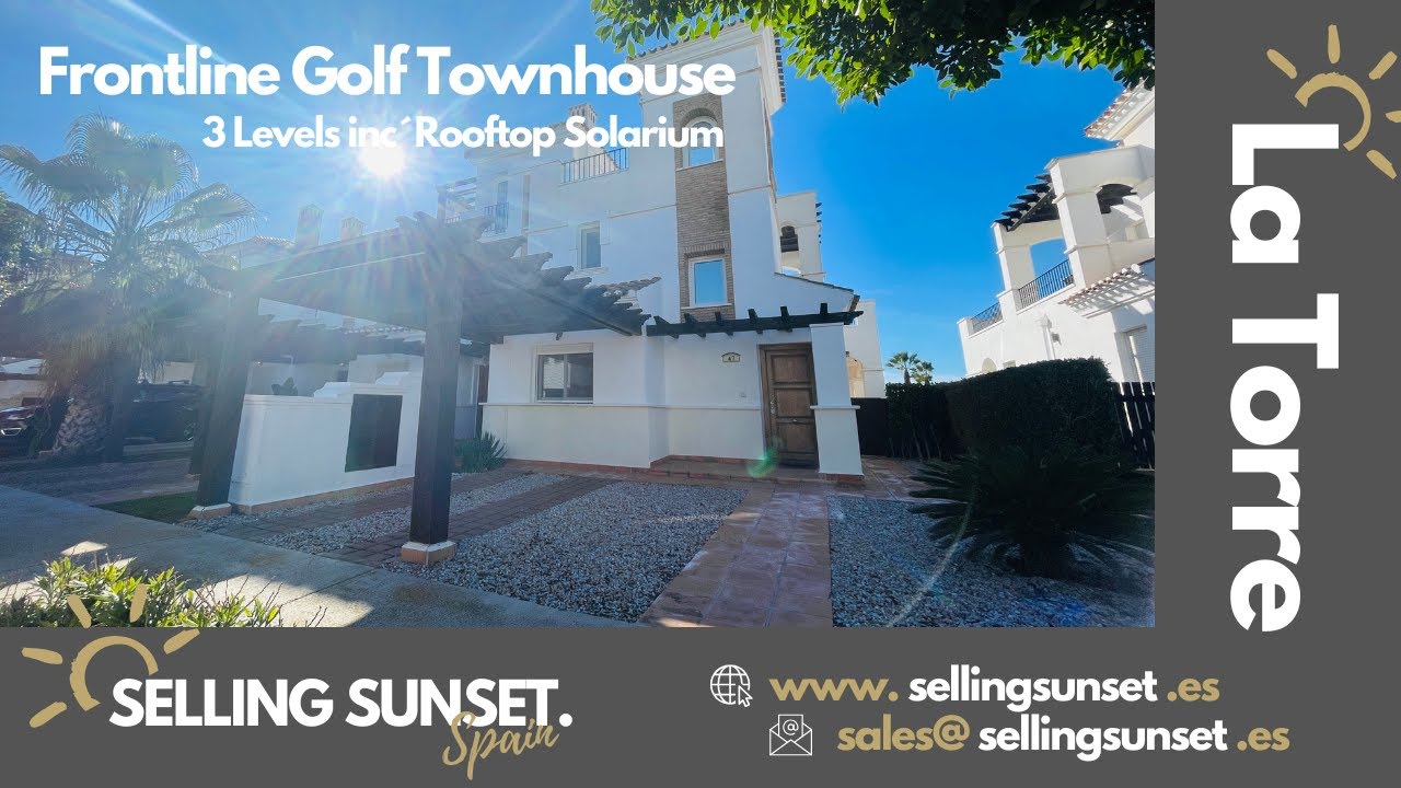 Selling Sunset Spain , Murcia - Southwest Facing - Frontline Golf - La Torre Golf Resort