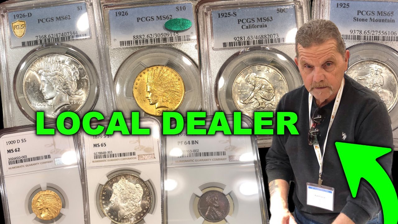 BUYING COINS From This Local Coin Dealer! ($10,000 Coin HAUL)