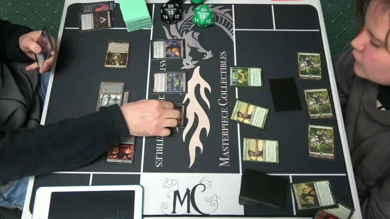 Моночёрный контроль ⚫ против монозелёного мощного 🟢 | MTG Pioneer 13.03.2026 | Раунд 1