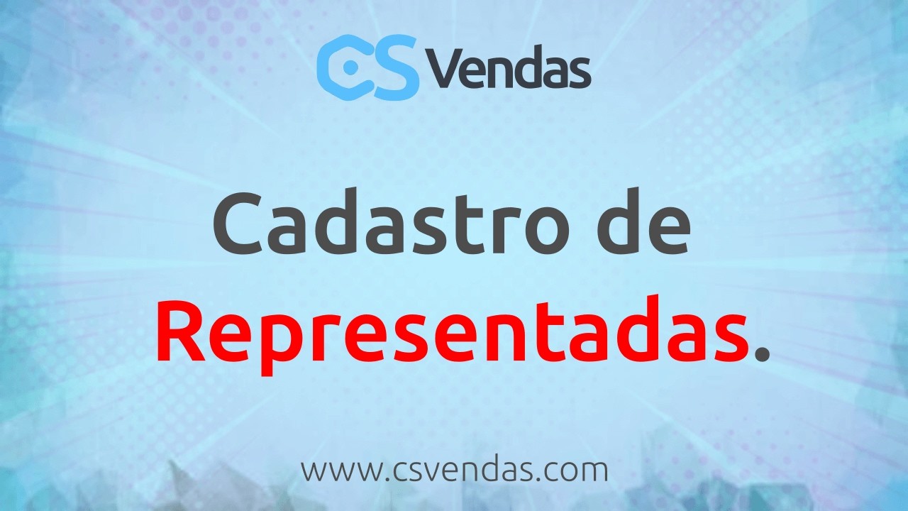 Cadastro de Representadas