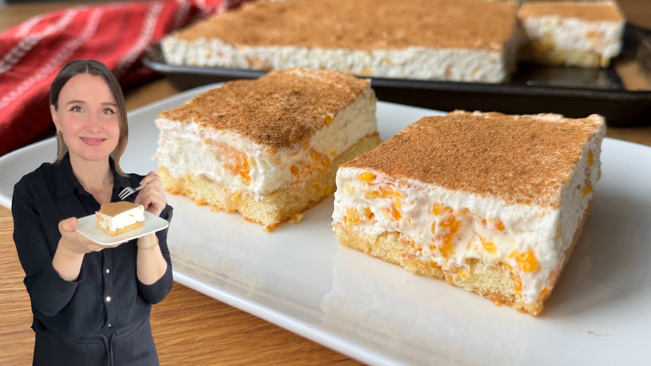 Fantakuchen blitzschnell ohne backen 🤗