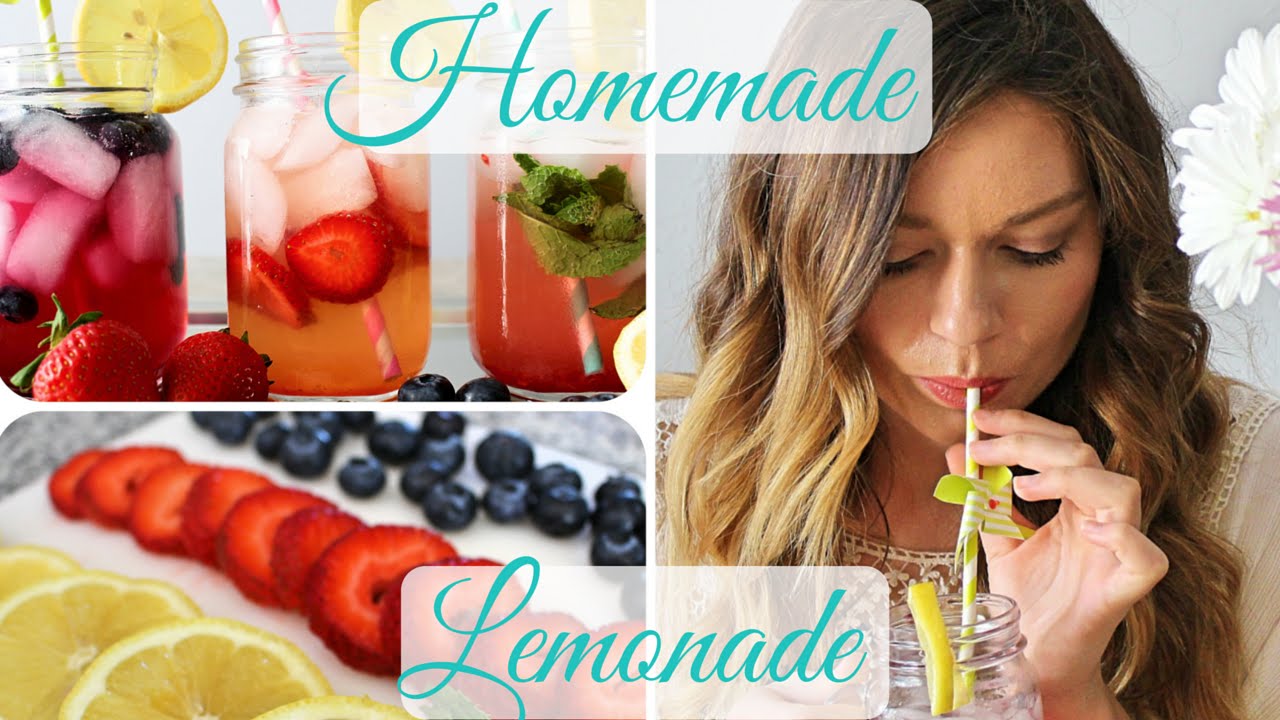 3 Delicious Flavors of Homemade Lemonade  | SimplyAsh